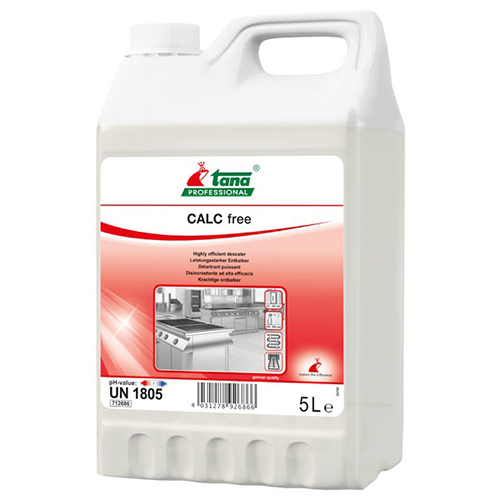 Detergent detartrant pentru vesela si pahare, 5L, Calc Free, Tana Professional