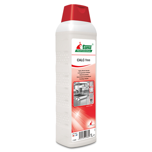 Detergent detartrant pentru vesela si pahare, 1L, Calc Free, Tana Professional