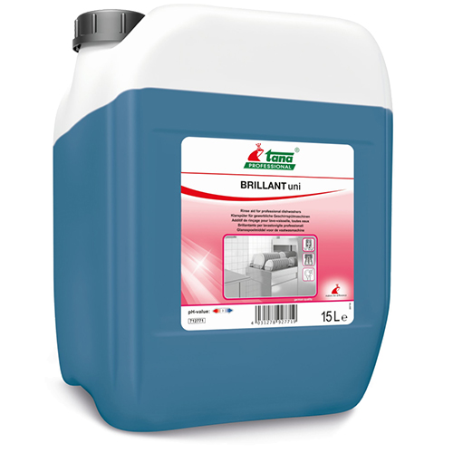 Agent pentru clatire vesela si pahare, 15L, Brillant Uni, Tana Professional