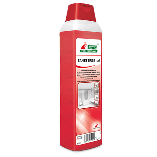 Agent de curatare sanitare 1L, Sanet BR 75 Red, Tana Professional