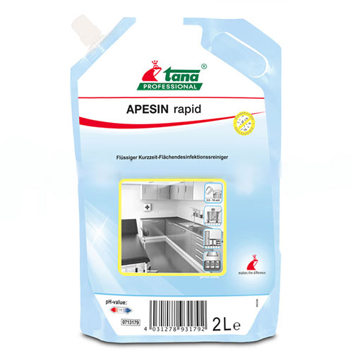 Detergent dezinfectant pentru suprafete pe baza de alcool, Apesin Rapid 2L, Tana Professional