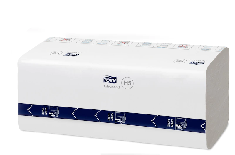 Prosoape de maini din hartie pliate in W PeakServe Continuous, Tork