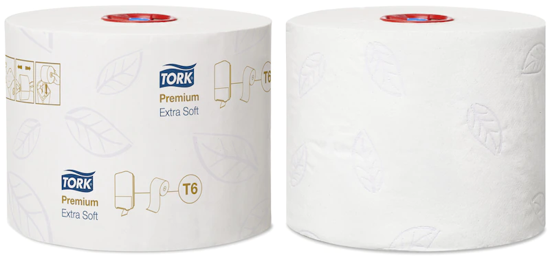 Hartie igienica rola compacta Extra Soft, Tork Twin Mid-Size