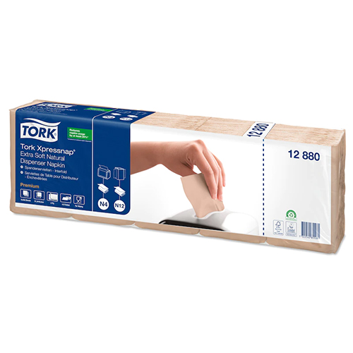 Servetele de masa pentru dispenser Extra Soft Xpressnap, natural, Tork