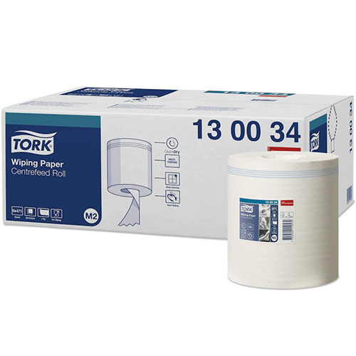 Prosoape din hartie albastra, rola cu derulare centrala, Premium, 165 m, Tork