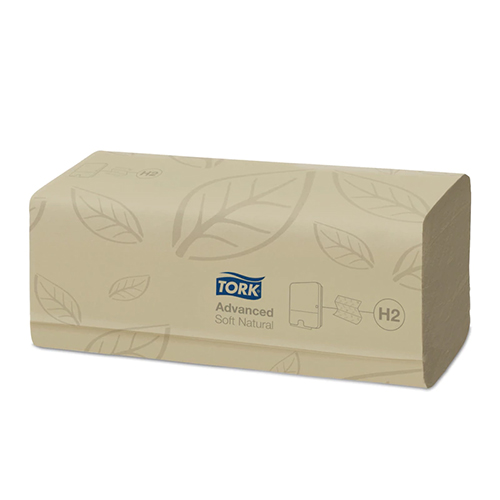 Prosoape de maini din hartie, pliate in M Xpress Soft Multifold Nature, Tork