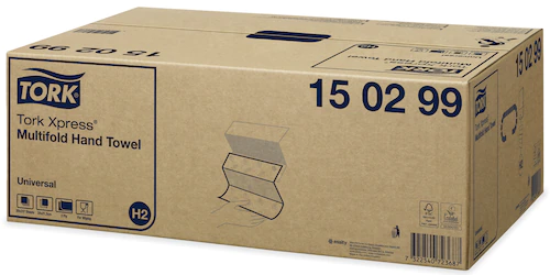 Prosoape de maini din hartie, pliate in Z Universal Delicat, Tork Xpress Multifold Soft