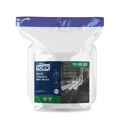 Rezerva servetele umede pentru curatarea mainilor Hand Cleaning, Tork
