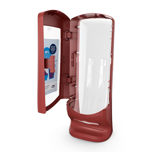 Dispenser servetele de masa cu suport Xpressnap Stand, rosu, Tork