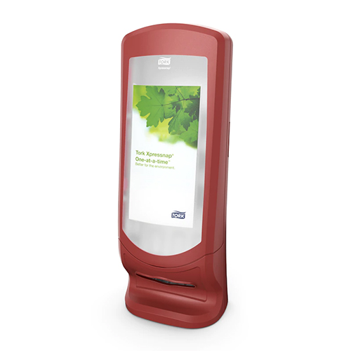 Dispenser servetele de masa cu suport Xpressnap Stand, rosu, Tork