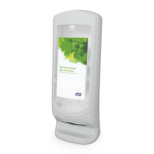 Dispenser servetele de masa cu suport Xpressnap Stand, gri deschis, Tork