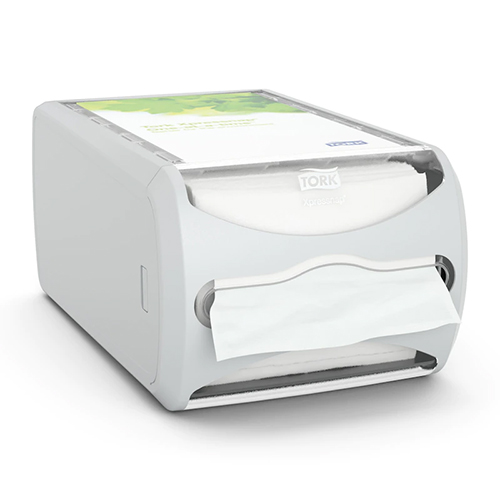 Dispenser servetele de masa Xpressnap Counter, gri deschis, Tork