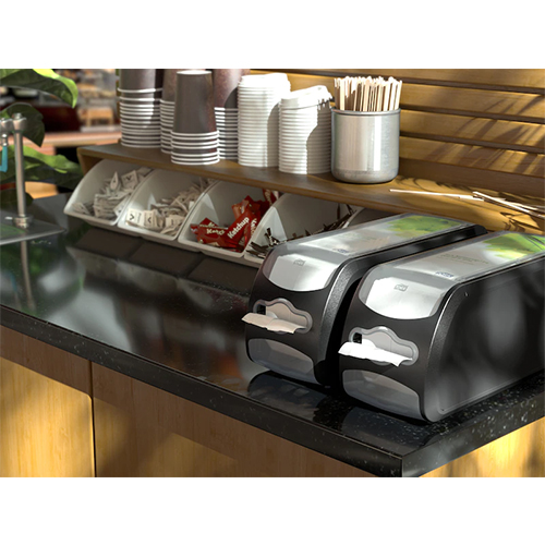 Dispenser servetele de masa Xpressnap Fit Counter, negru, Tork