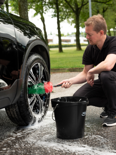 Perie jante auto Ø105 mm 425 mm, peri moi, neagra, Vikan