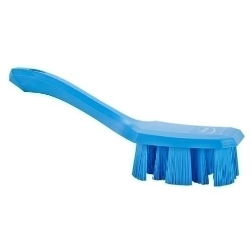 Perie UST cu maner scurt si peri duri 260 mm. Vikan, albastru