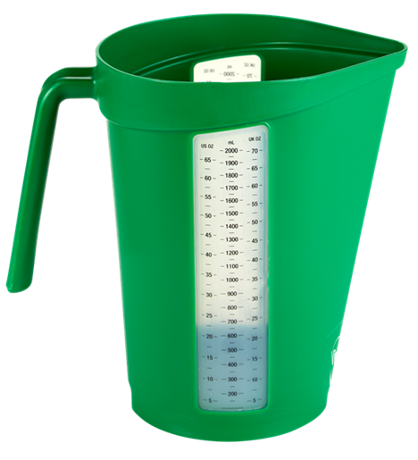 Cana gradata 2L, Vikan, verde