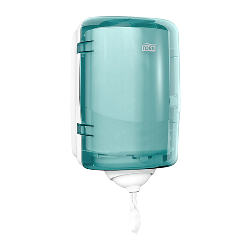 Dispenser prosoape maini rola cu derulare centrala mini Reflex, Tork, turcoaz