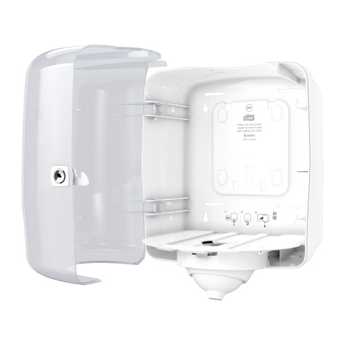 Dispenser prosoape maini rola cu derulare centrala mare Reflex, Tork, alb