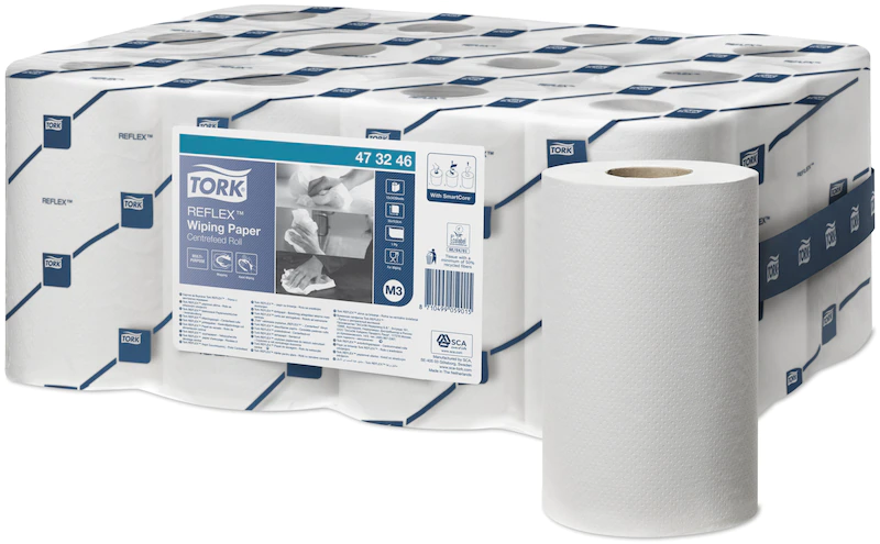 Prosoape de maini din hartie, rola cu derulare centrala mini, Reflex , Tork