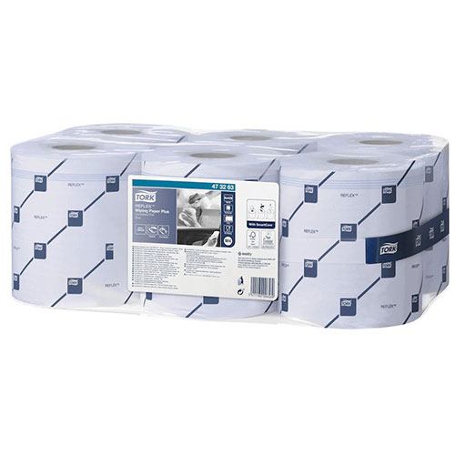 Prosoape de maini din hartie derulare centrala Advanced Reflex, 150 m, albastre, Tork