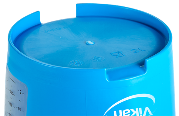 Cana gradata 2L, Vikan, verde