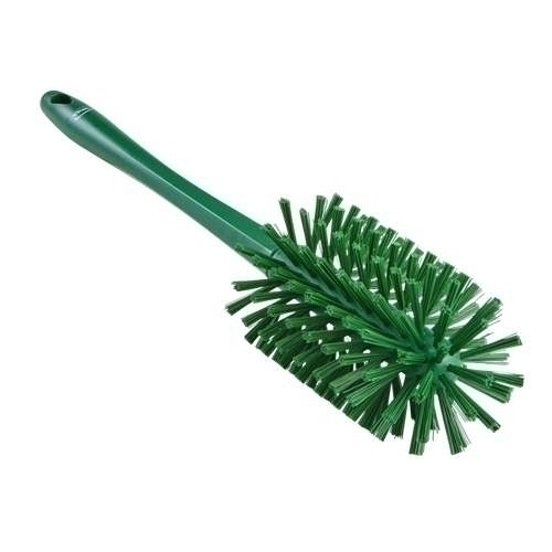 Perie curatare tevi Ultra Hygiene Ø90 mm, peri medii/duri, Vikan, verde