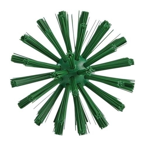 Perie curatare tevi Ultra Hygiene Ø90 mm, peri medii/duri, Vikan, verde