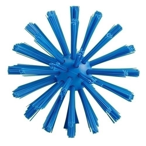 Perie curatare tevi Ultra Hygiene Ø90 mm, peri medii/duri, Vikan, albastru