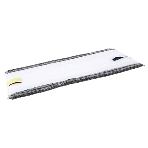 Mop Damp/Dry 31 din microfibra, cu prindere tip velcro, 40 cm, gri, Vikan