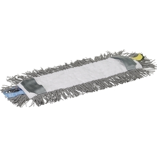 Mop Damp 48 Heavy Duty cu buzunar 40 cm, gri, Vikan