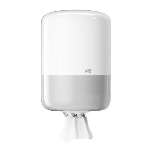 Dispenser prosoape maini rola cu derulare centrala mare, Tork, alb
