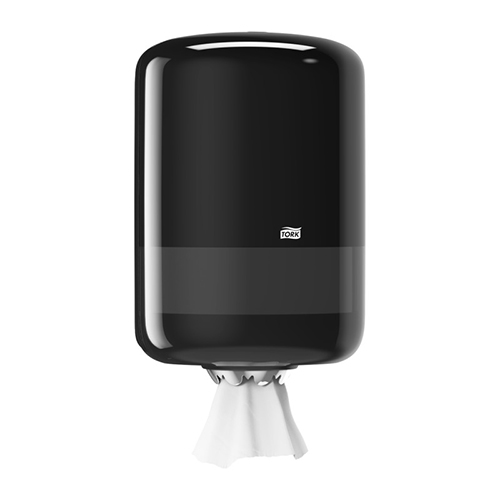 Dispenser prosoape maini rola cu derulare centrala mare, Tork, negru