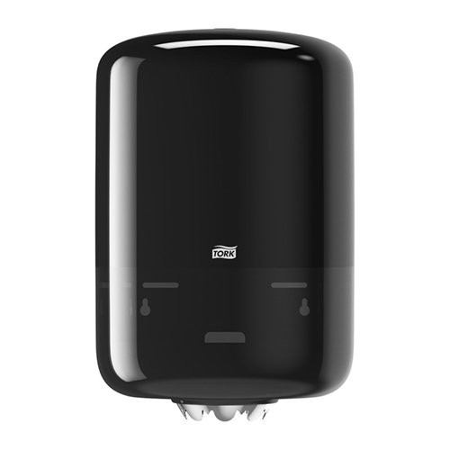 Dispenser prosoape maini rola cu derulare centrala mare, Tork, negru