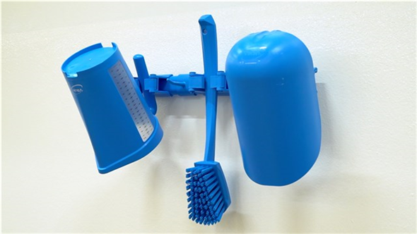 Suport perete Hygienic Hi-Flex 3-5 produse 420 mm, Vikan