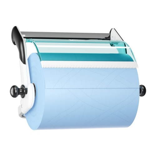 Dispenser perete role-lavete industriale, albastru, Tork, turcoaz