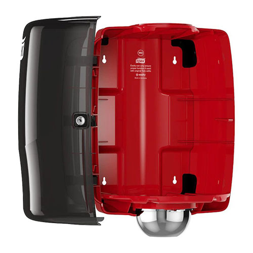 Dispenser prosoape de maini cu derulare centrala Maxi, negru, Tork