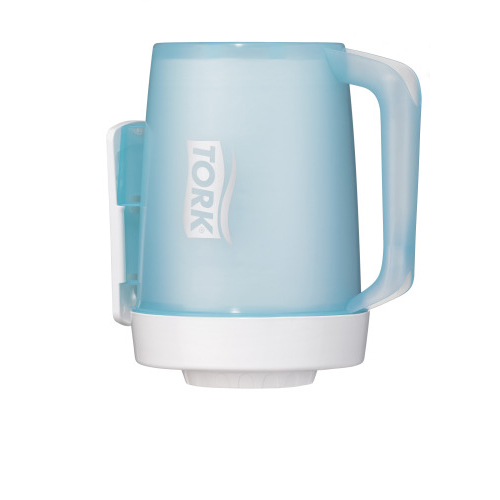 Dispenser portabil role-lavete industriale Mini Centrefeed, bleu, Tork