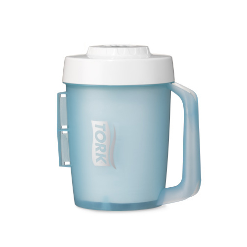 Dispenser portabil role-lavete industriale Mini Centrefeed, bleu, Tork