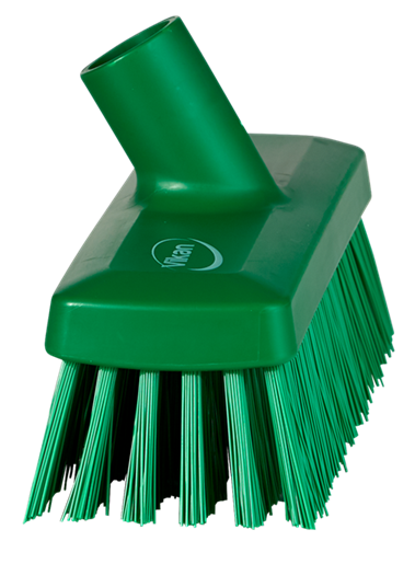 Perie pentru pereti-pardoseli, 225 mm, peri duri, Vikan, verde