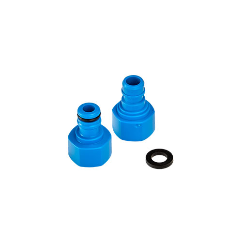 Perie de mana cu distributie de apa 330 mm, peri duri, Vikan, albastru