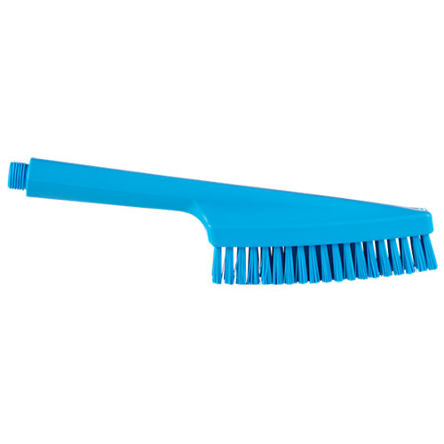 Perie de mana cu distributie de apa 330 mm, peri duri, Vikan, albastru