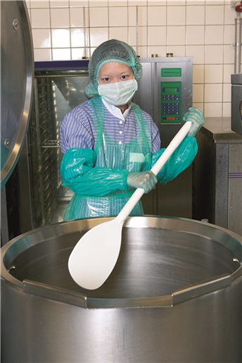 Spatula Ø31 mm, 1190 mm, alba, Vikan