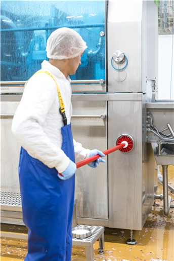 Perie pentru masina tocat carne Ø135 mm, peri medii, Vikan 135mm