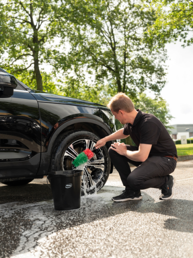 Perie jante auto Ø105 mm 425 mm, peri moi, neagra, Vikan