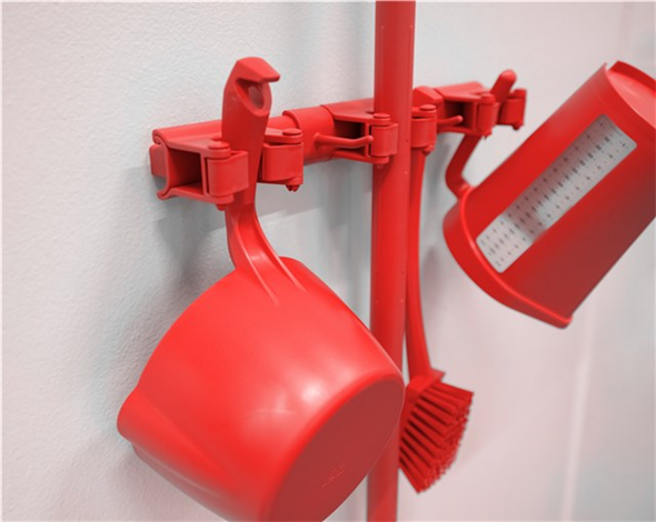 Suport perete Hygienic Hi-Flex 3-5 produse 420 mm, Vikan