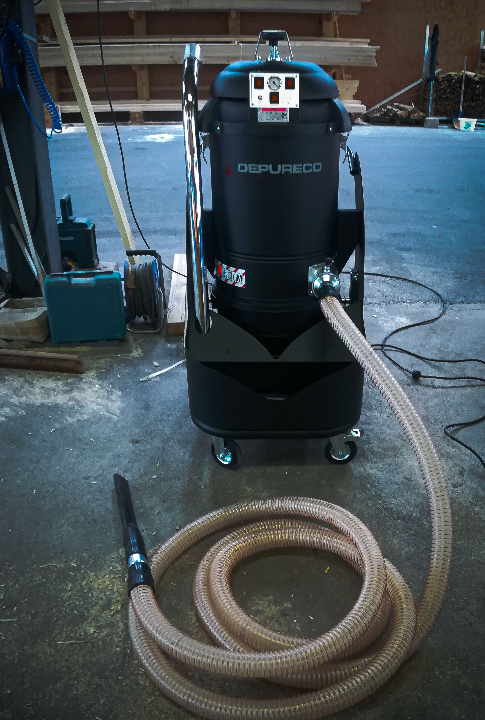 Bull Uno 2M - Aspirator industrial, clasa de praf M, Depureco