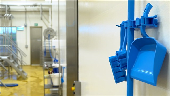 Suport perete Hygienic Hi-Flex 3-5 produse 420 mm, Vikan