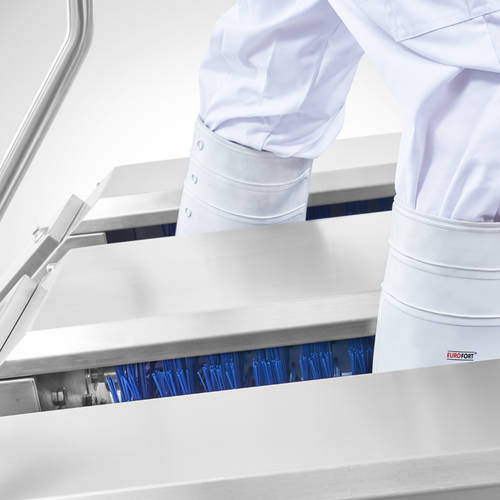 Statie igienizare incaltaminte Boot-Star II, inox, Mohn