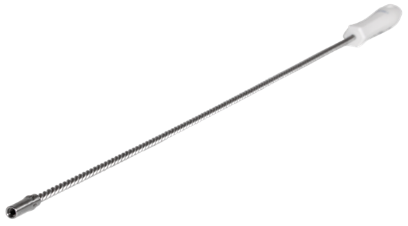 Maner flexibil inox Ø5 mm,755 mm, alb, Vikan