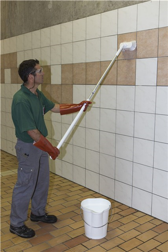 Perie ajustabila cu dispersie de apa 240 mm, peri moi/despicati, Vikan 24cm